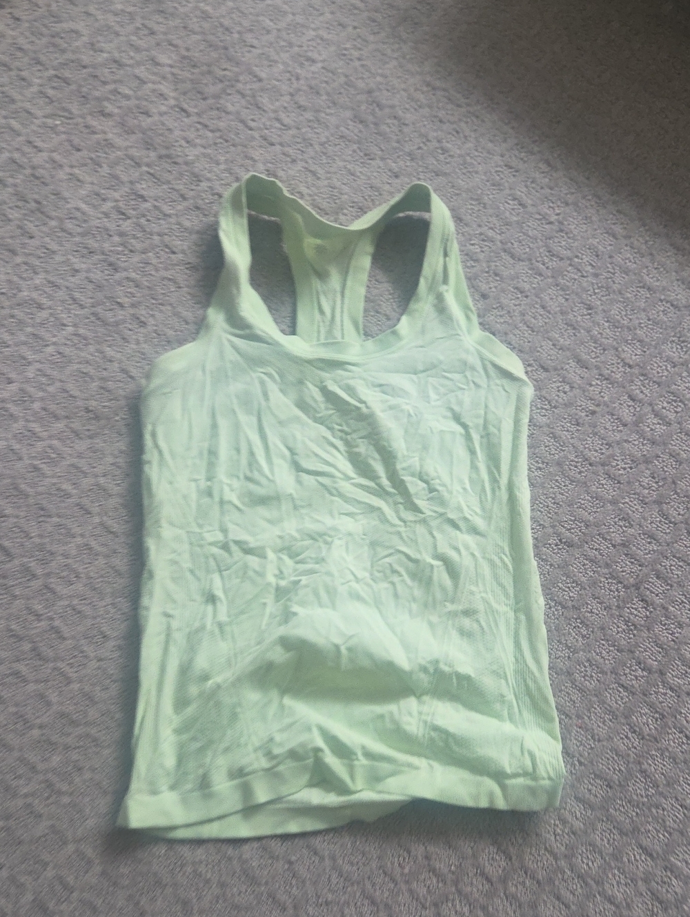 Athleta Women's Light GREEN Racerback Tank Top